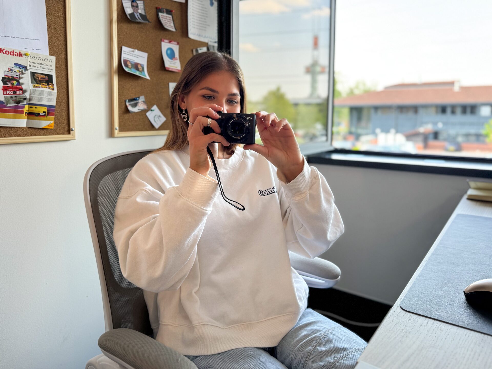 Compelite Pro team capturing branded Instagram content in the Bristol studio